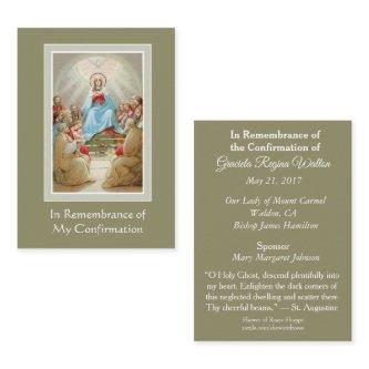 Confirmation Holy Ghost | Spirit Remembrance Cards