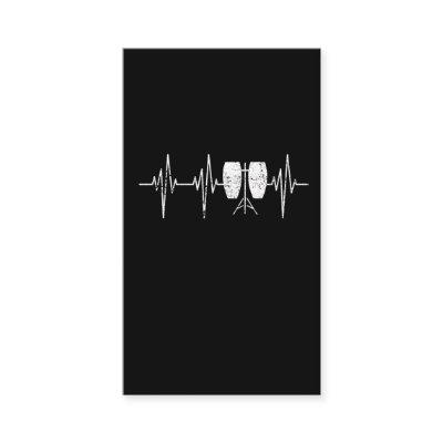 Conga Drum - Distressed Conga Drummer Heartbeat