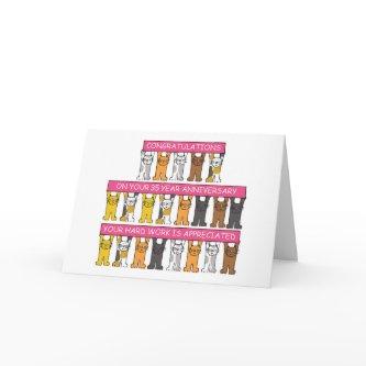 Congratulations 35 Year Work Anniversary Card
