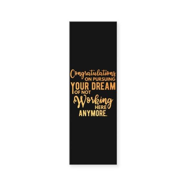 Congratulations on Pursuing Your Dream Loyalty Card