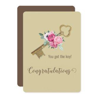 Congratulations on Your New Home Realtor Clients  Card