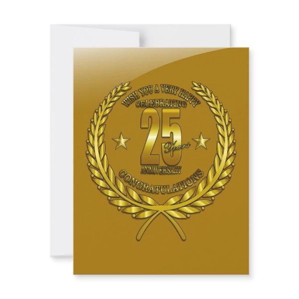 Congratulations to the 25th Anniversary