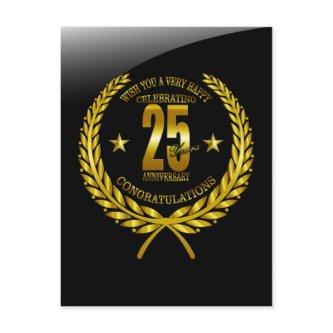 Congratulations to the 25th Anniversary Postcard