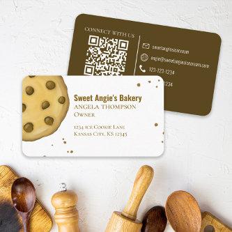 Connect With Me | QR Code Simple Bakery Cookie