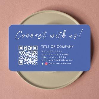 Connect with us Instagram Facebook Qr Code