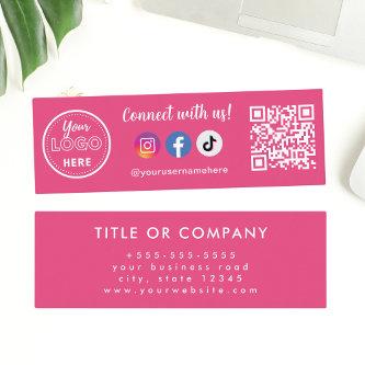 Connect With Us Instagram Facebook Tiktok Logo Mini