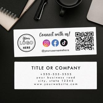 Connect With Us Instagram Facebook Tiktok Logo Mini