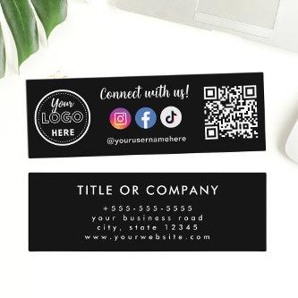 Connect With Us Instagram Facebook Tiktok Logo Mini