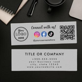 Connect With Us Instagram Facebook Tiktok Logo Mini