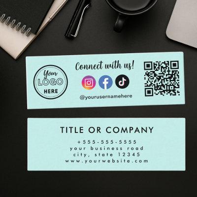 Connect With Us Instagram Facebook Tiktok Logo Mini