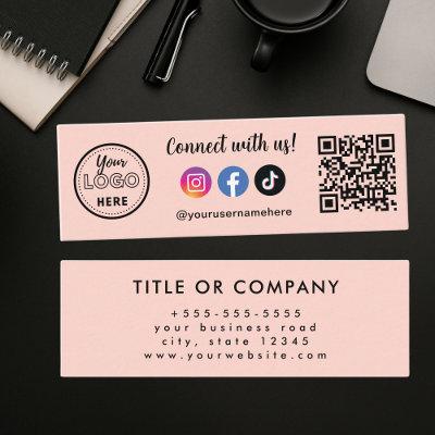 Connect With Us Instagram Facebook Tiktok Logo Mini