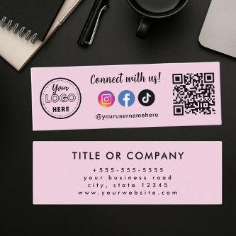 Connect With Us Instagram Facebook Tiktok Logo Mini