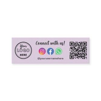 Connect With Us Instagram Facebook Whatsapp Logo Mini