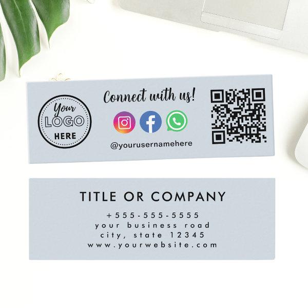 Connect With Us Instagram Facebook Whatsapp Logo Mini