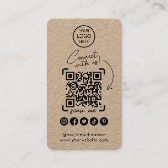 Connect With Us Kraft Social Media QR Code