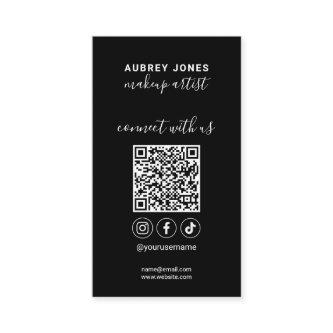 Connect with us Social Media Modern Script Busines