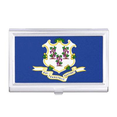 Connecticut State Flag Design Decor  Holder