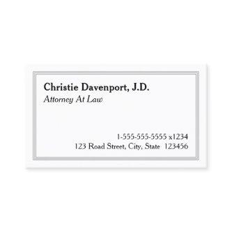 Conservative, Dapper Attorney