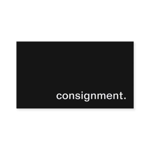 Consignment