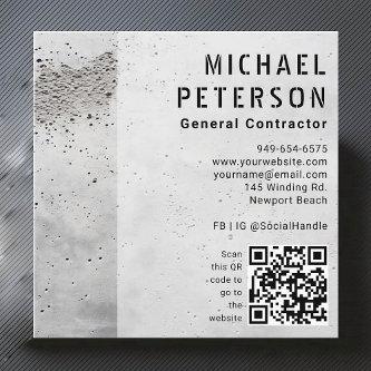 Construction Builder Developer Concrete Mix Modern Square