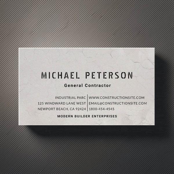 Construction Builder Developer Stucco BW Modern