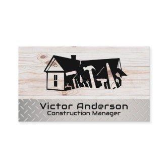 Construction Builder Tools Logo | Home Renovation