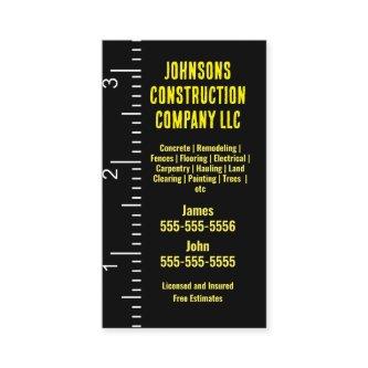 Construction Company Measuring tape
