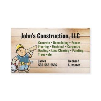 Construction Company Tool man