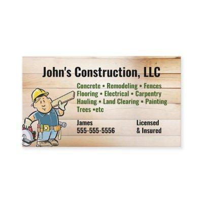 Construction Company Tool man