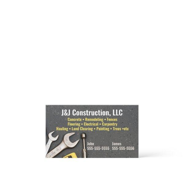 Construction Company Tools