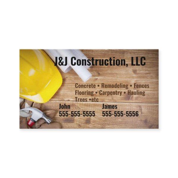 Construction Company Wood