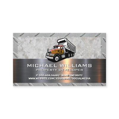 Construction Dump Truck Vehicle | Metal Concrete