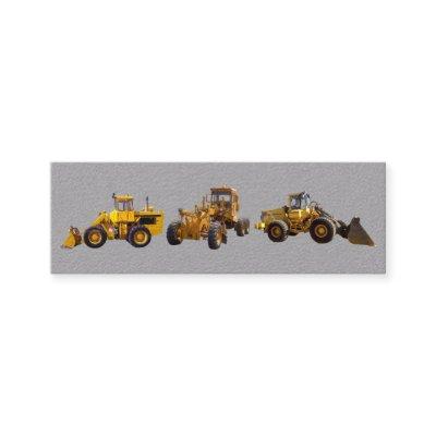 Construction Equipment Card