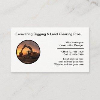 Construction Excavating Digging Land Clearing