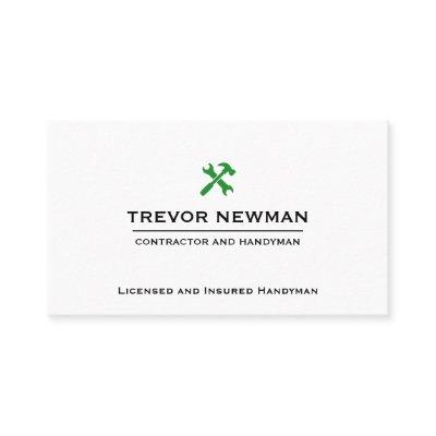 Construction Handyman Carpenter GREEN Tools