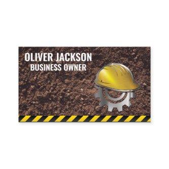 Construction Hard Hat Logo | Dirt