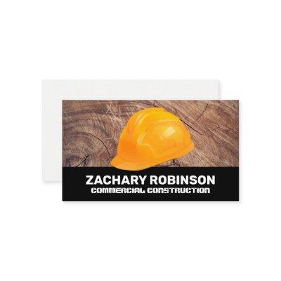Construction Hard Hat | Wood Grain