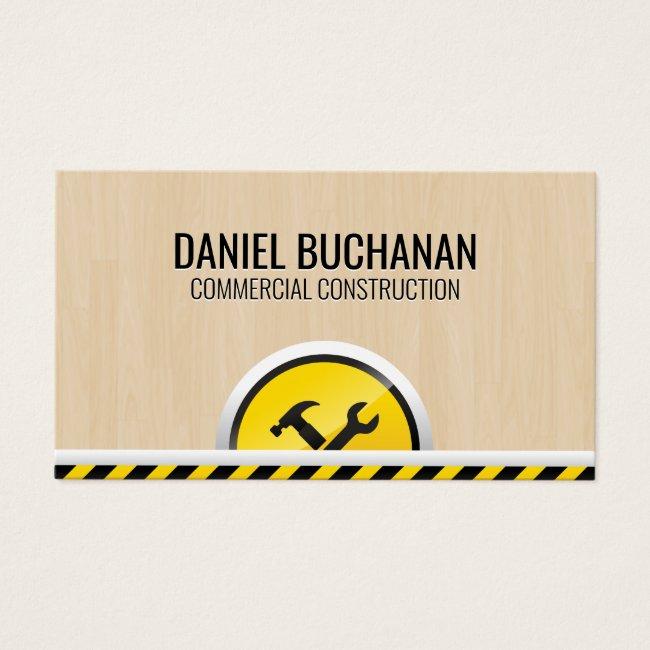 Construction Hardware Tools | Wood Background