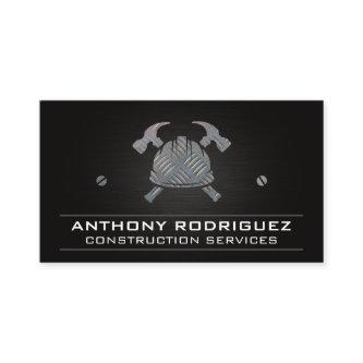 Construction Logo | Hard Hat | Hammers | Steel
