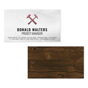 Construction Logo | Wood