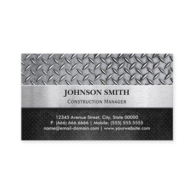 Construction Manager - Diamond Metal Plate