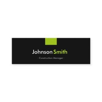 Construction Manager - Mint Green Compact Mini