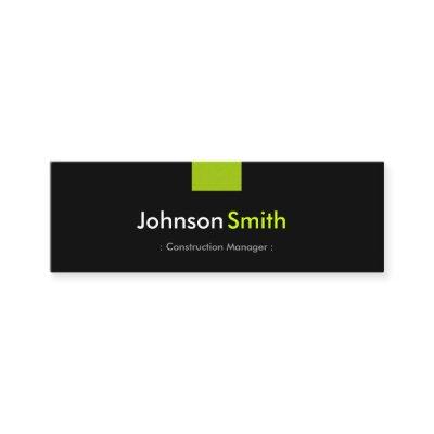 Construction Manager - Mint Green Compact Mini