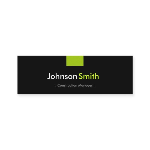 Construction Manager - Mint Green Compact Mini
