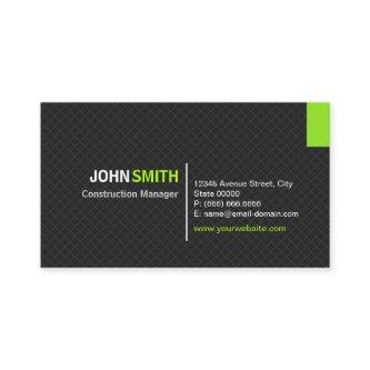 Construction Manager - Modern Twill Grid