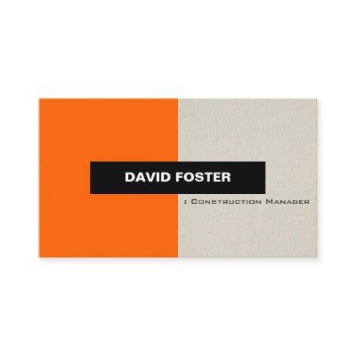 Construction Manager - Simple Elegant Stylish