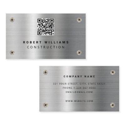 Construction Metal QR Code