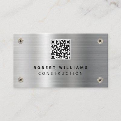 Construction Metal QR Code