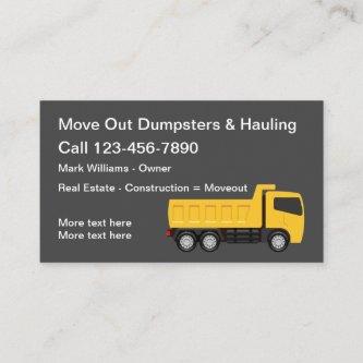 Construction Real Estate Hauling & Junk Removal