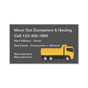 Construction Real Estate Hauling & Junk Removal